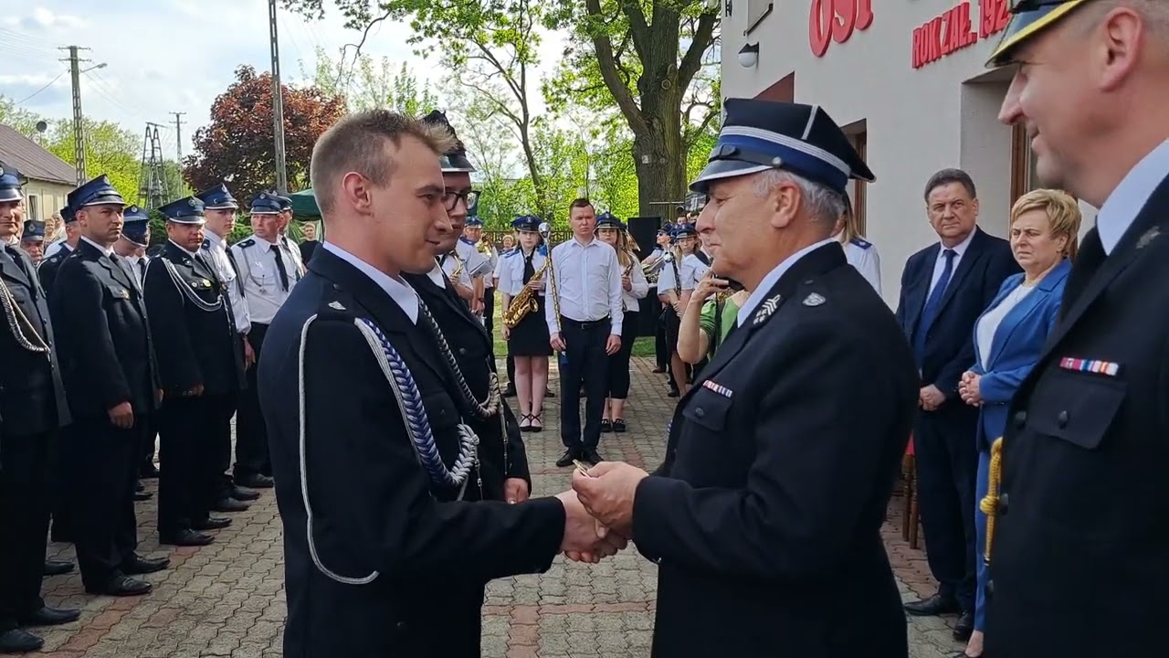 100 lat OSP Ożeg&oacute;w - Odznaka Strażak Wzorowy