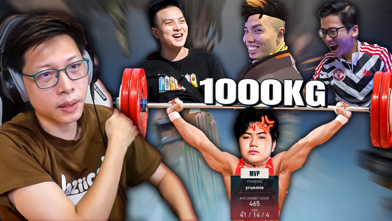 LỰC SĨ BUCUTE NÂNG TẠ 1000KG BỘ 3 SIÊU BẨN