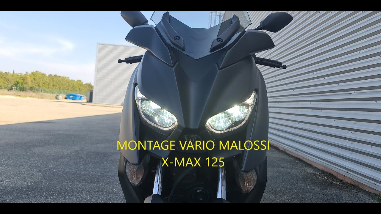 Changer galets / Montage Vario Malossi sur 125 X-Max 2020  (activer les sous-titres)