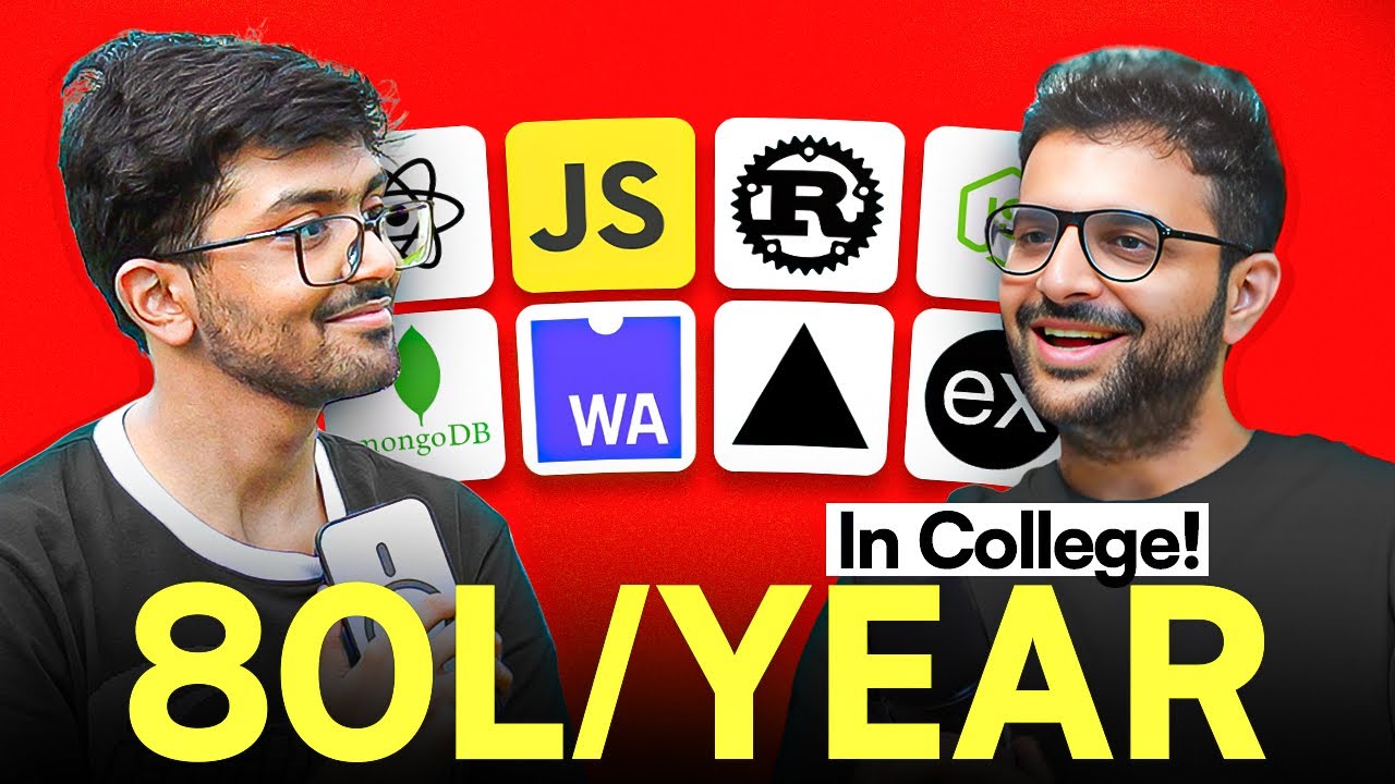 How a 21-Year-Old Got an ₹80 LPA Offer (Before Degree!)