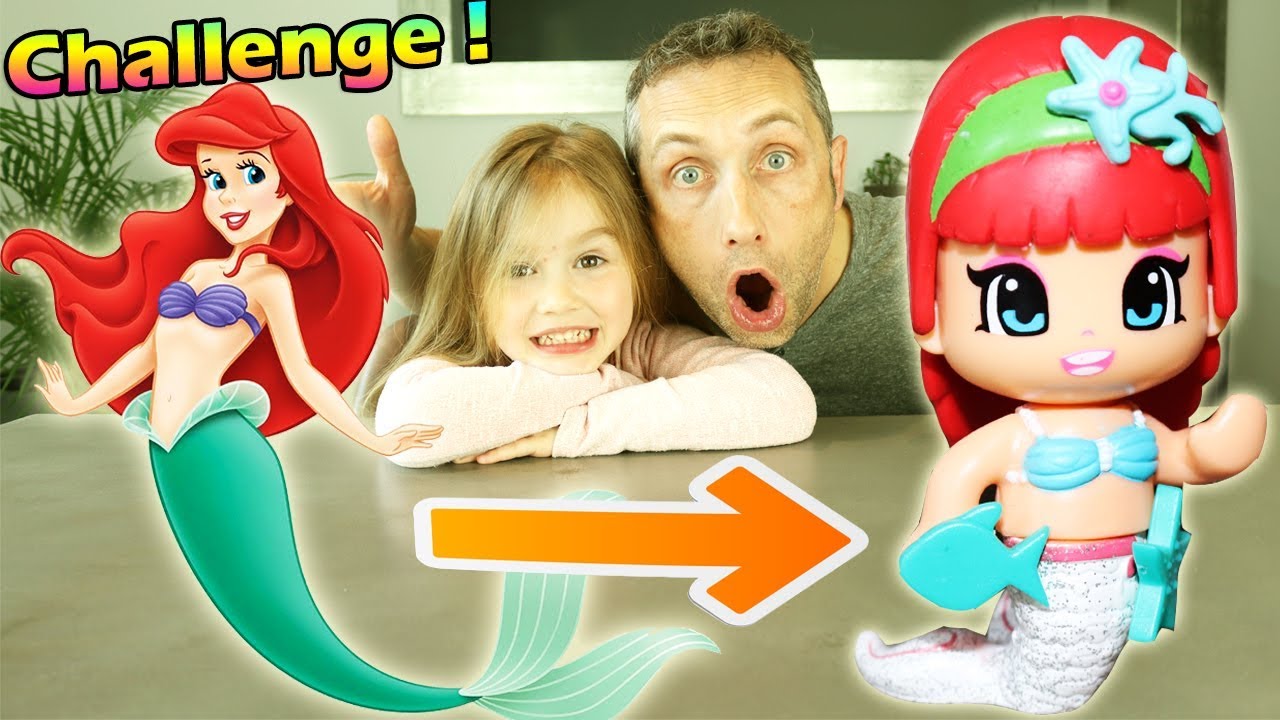 CHALLENGE PINYPON : Des princesses transformées et transposées en figurines Pinypon !!!