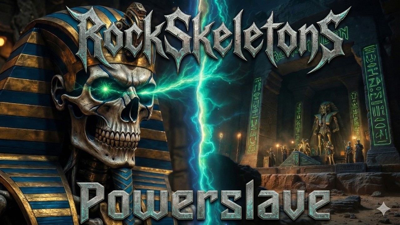 RockSkeletons - Poweslave | IRON MAIDEN AI TRIBUTE