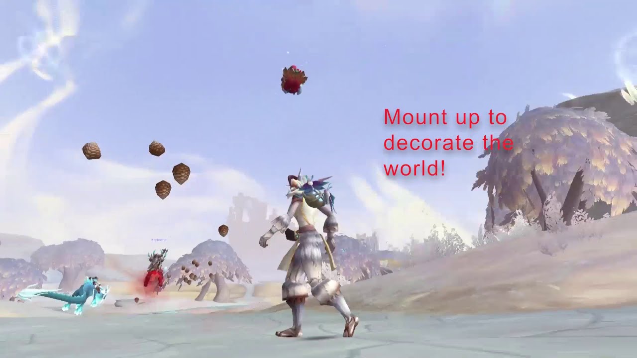 The Wandering Ancient Mount was Bugged in an awesome way.
