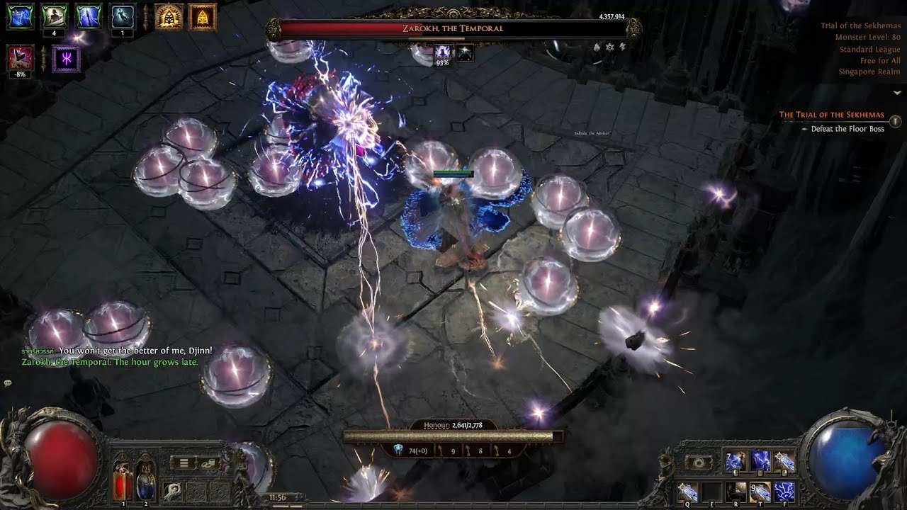 [PoE 2] Trial of Sekhemas (Sanctum) galvanic shards deadeye