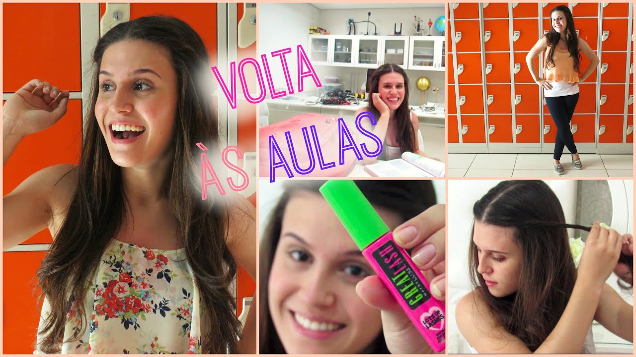 Volta às aulas ✏ Cabelo, Make e Looks