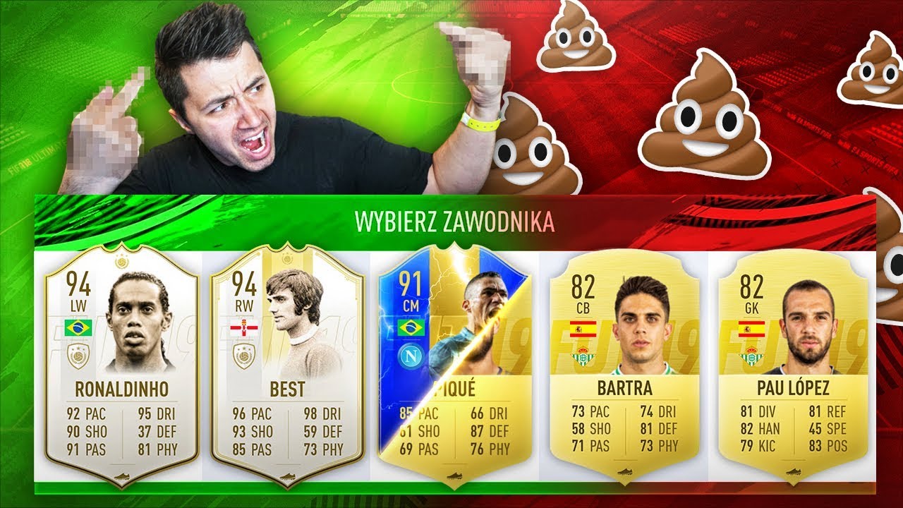 GENIALNY DRAFT, z GÓ*****Ą OBRONĄ 😡 FIFA 19