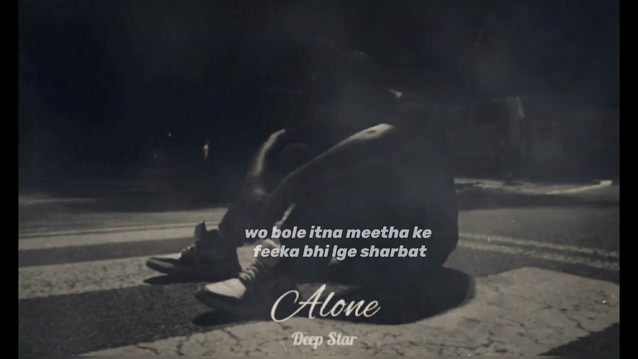 ALONE - DEEPSTAR || MUSIC VIDEO 2023 || DILLI 92 GANG