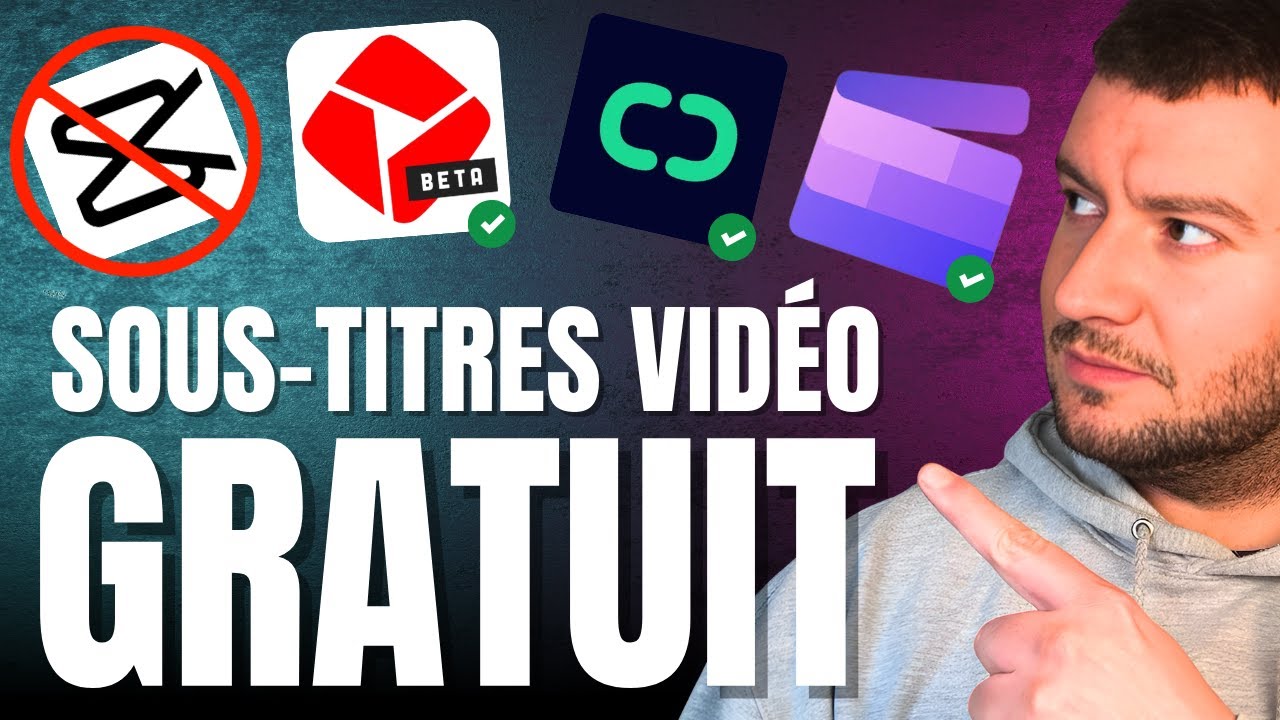 Sous Titres GRATUITS et AUTOMATIQUES (les alternatives à Capcut)