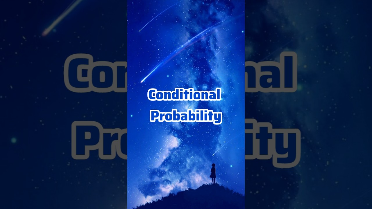 MA3355 Unit - 1 (Conditional Probability) #probability #conditionals #yt #ytshorts #reels #song #bts