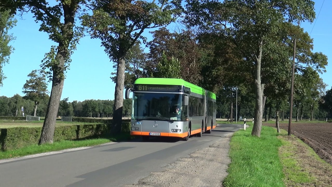 [ÜSTRA] Linie im Portrait - 610/611 Kaltenweide/Bf - Langenhagen/Zentrum