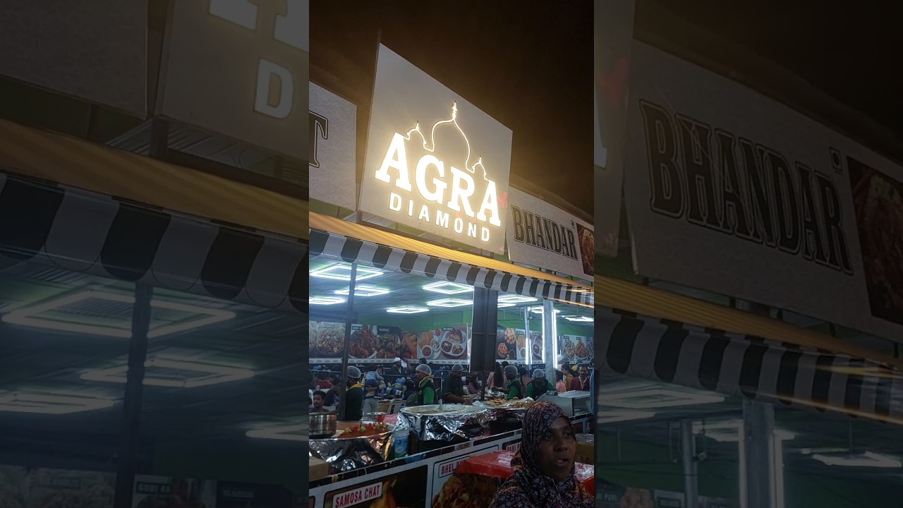 Agra Dimond Bhandar for food available at Nampally exhibition ground