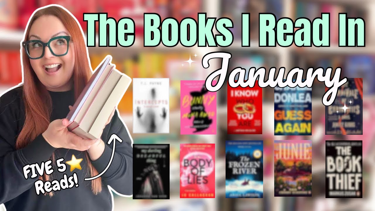 My January Reading Wrap Up | 17 Books, 1 DNF & FIVE 5⭐️ Reads! 🙌🏻📖✨
