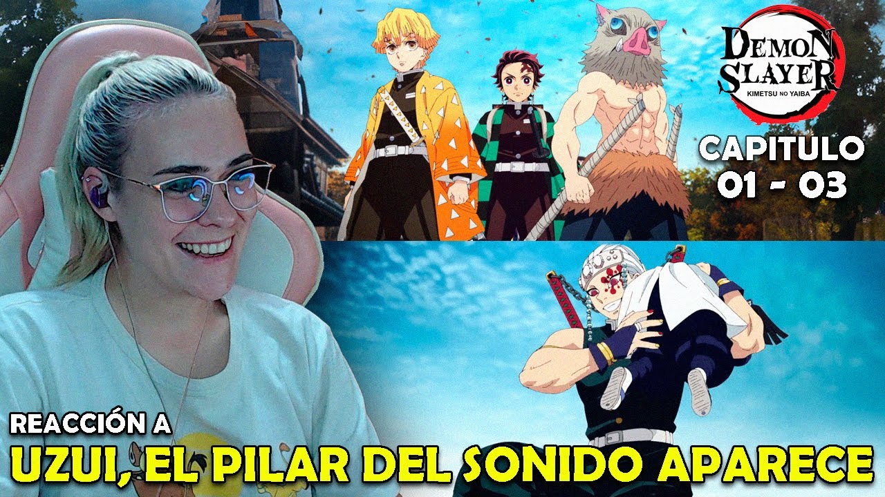 UZUI CONOCE A TANJIRO, ZENITSU E INOSUKE 😲 | REACCIÓN A KIMETSU NO YAIBA POR PRIMERA VEZ ( 01 - 03 )