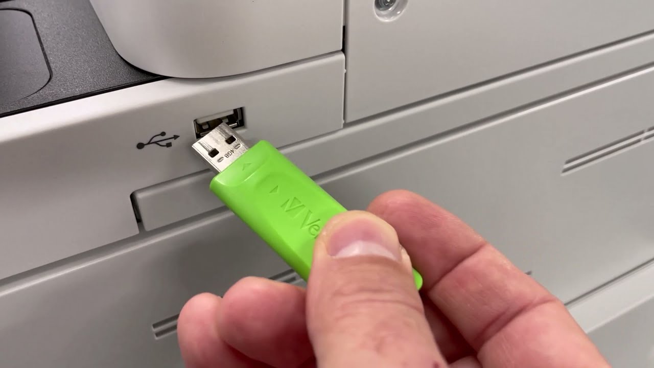 Scan Document to USB/Flash Drive Tutorial