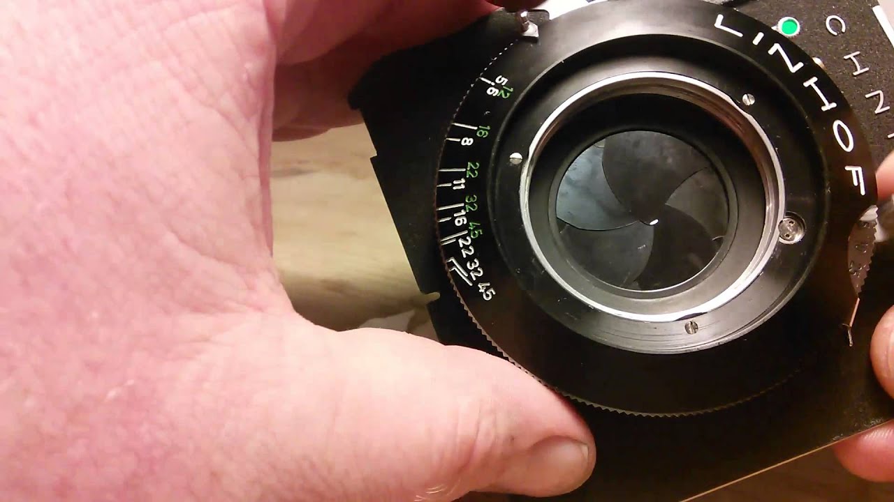 Synchro Compur shutter speed test