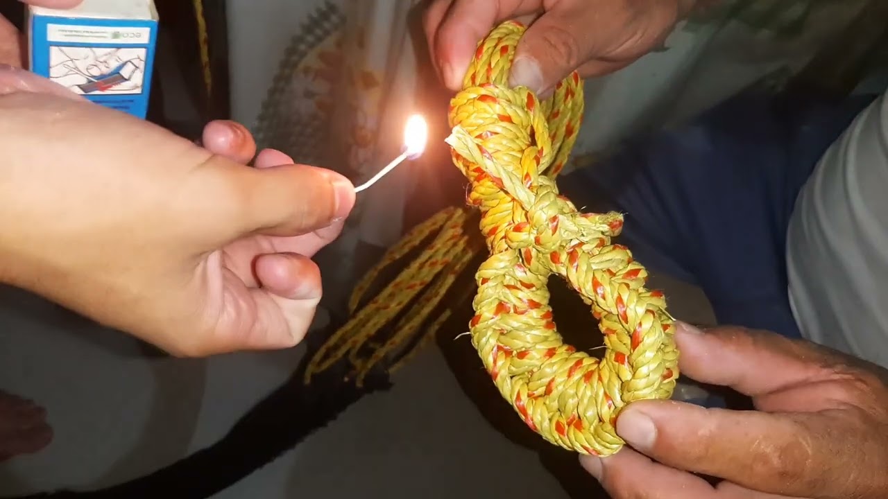 haciendo agarraderas de sustencion para una hamaca con Pedro Ruiz C.🎗🏐🏐