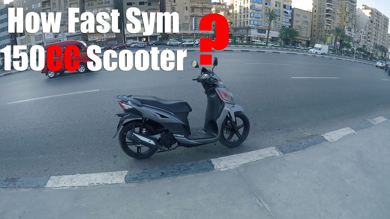 How Fast Sym Sr 150 CC Scooter ?