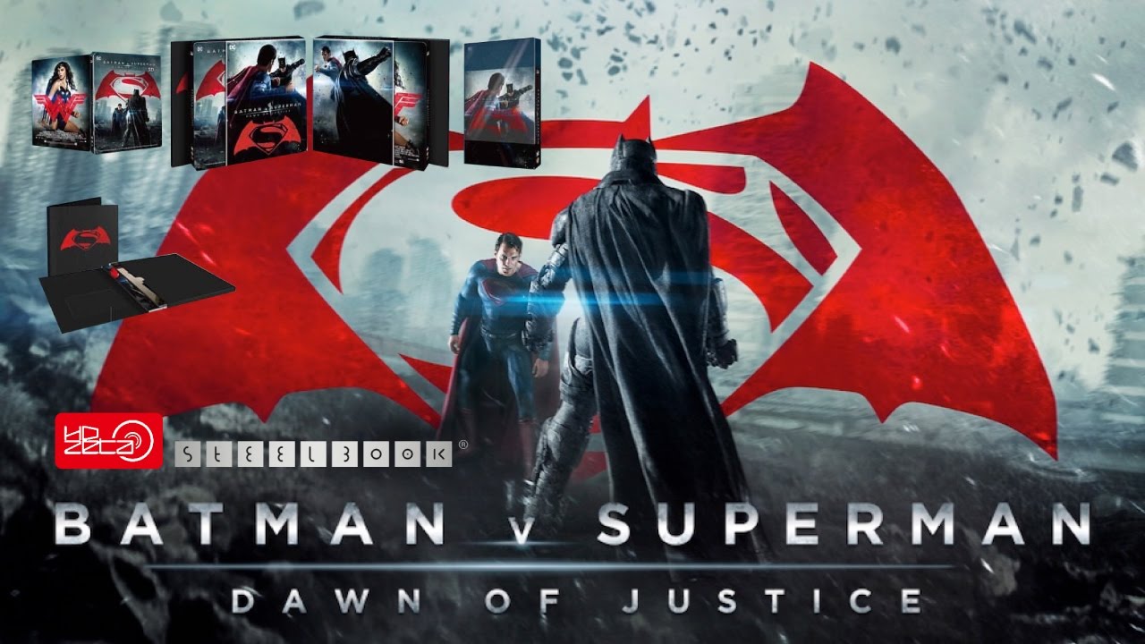 HDzeta Batman v Superman Double Lenticular Steelbook.