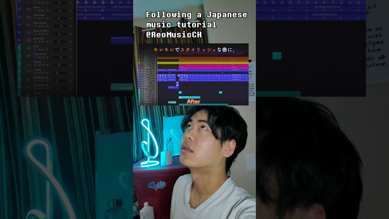 I followed a Japanese Music tutorial! Without knowing Japanese... @ReoMusicCH#producer