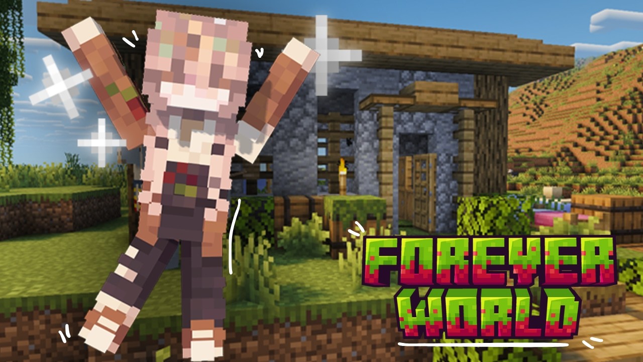Building a Cozy Fishing Hut in my Forever World! | Ep.5