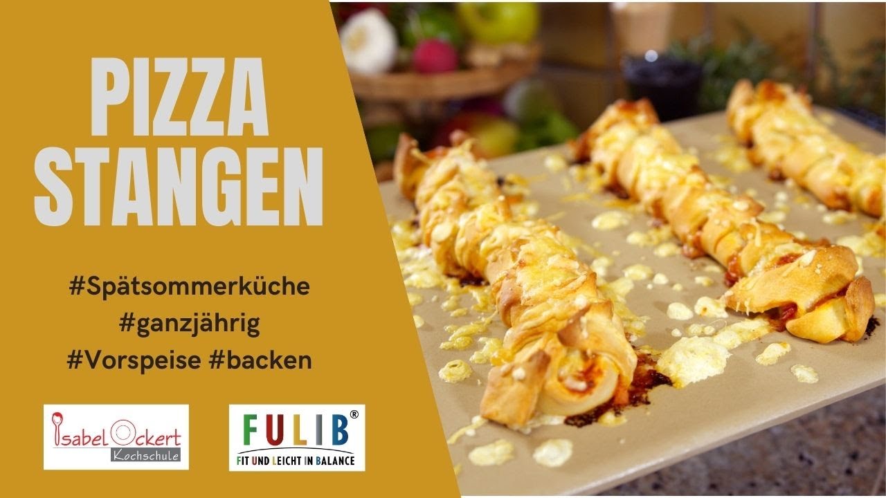 Pizza-Stangen - Rezept - Einfach, schnell & lecker von Kochschule Ockert