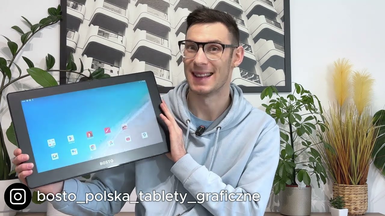 Mobilny tablet graficzny z Androidem, baterią, 16K LPS - BOSTO A5 ✍️