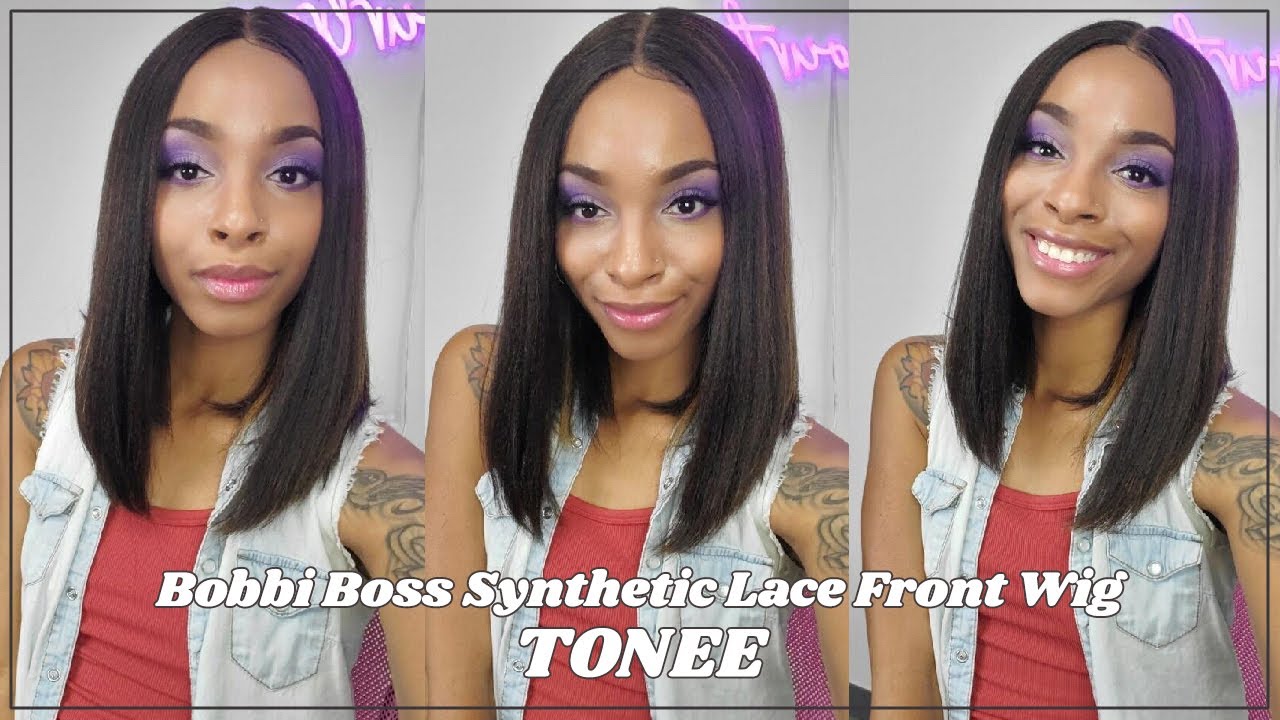 Glamourtress | Bobbi Boss Synthetic Lace Front Wig - MLF581 TONEE