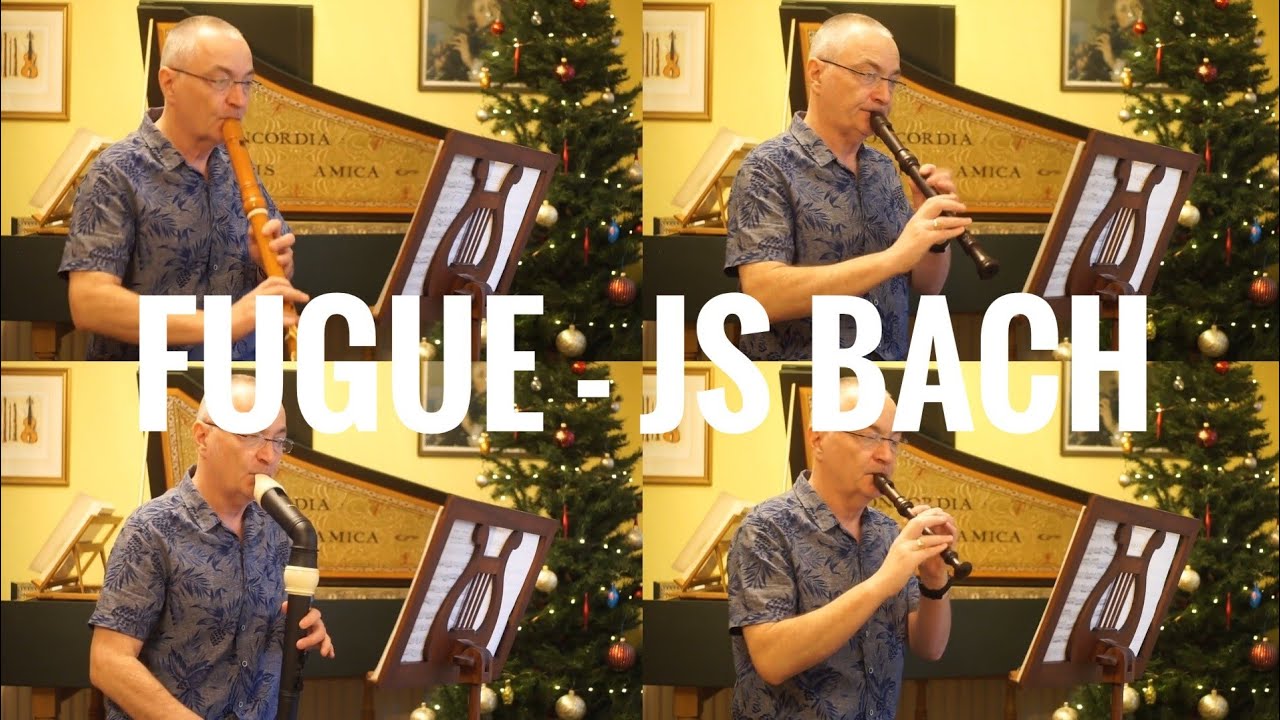 JS Bach - Fugal Finale a 4, for recorder consort