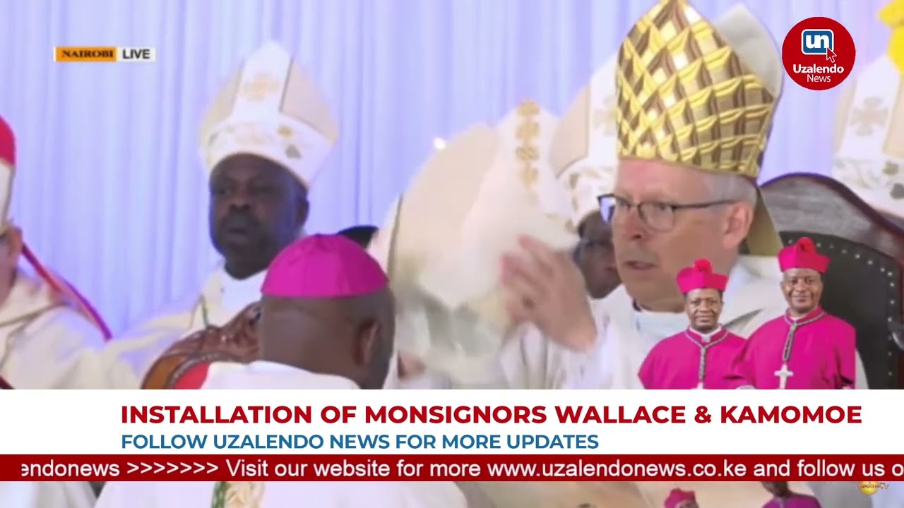 Bishops Wallace & Kamomoe receive their regalia; the pectoral cross, ring, mitre, crozier