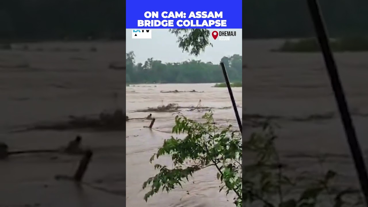 Assam Flood: 300m Kemi River Bridge Collapses In Dhemaji, Severing Crucial Jonai Road Link
