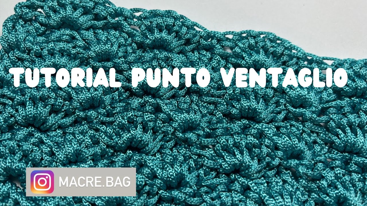 Tutorial completo punto ventaglio all’uncinetto
