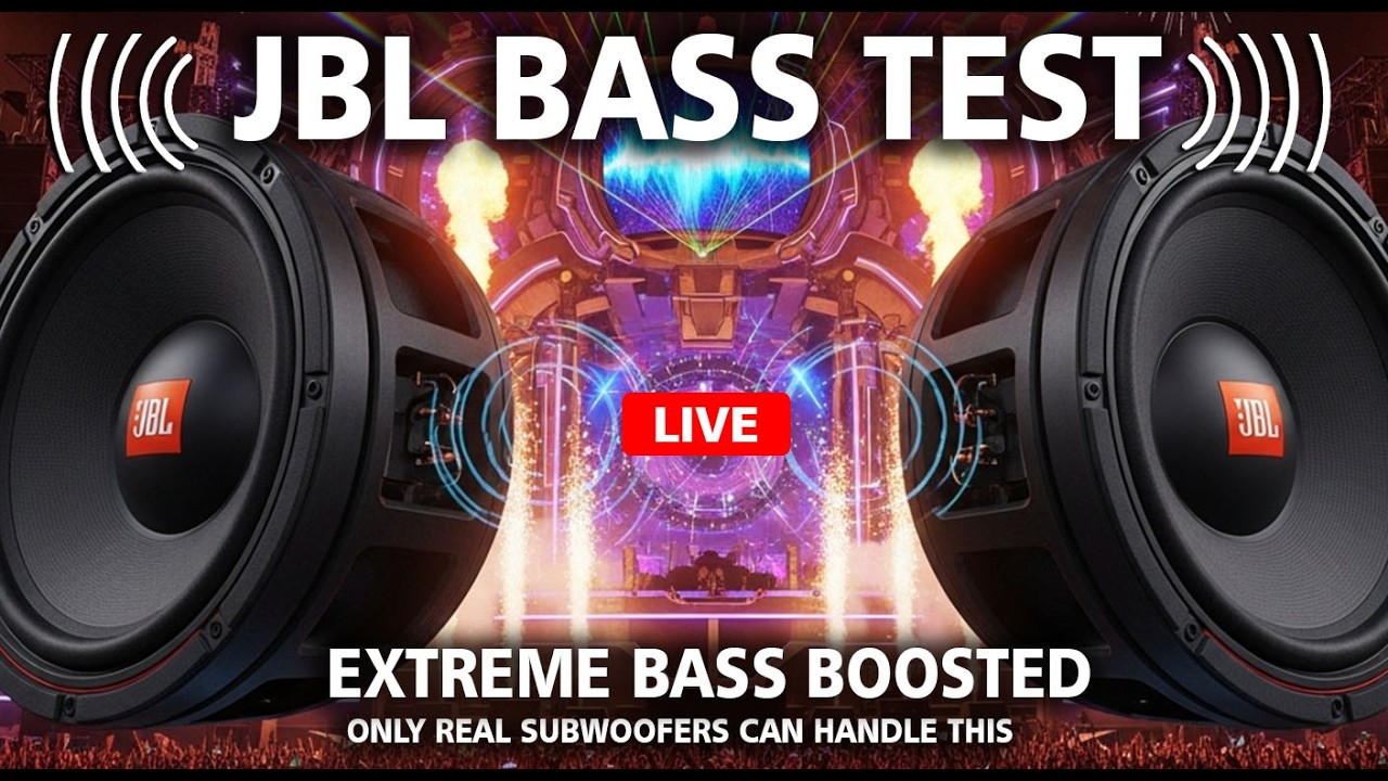 WARNING ⚠️ JBL BASS TEST 🔊 EXTREME BASS BOOSTED | ONLY REAL SUBWOOFERS CAN HANDLE THIS
