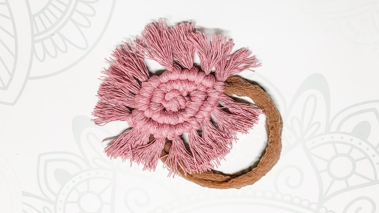 Double Diamond Macrame Headband | Beginner Tutorial