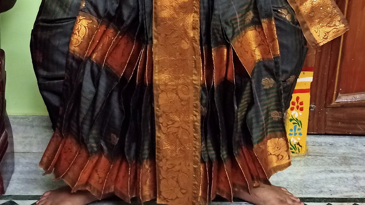Kuchipudi Dance dress fan cutting and stitching.. #kuchipudidancedress