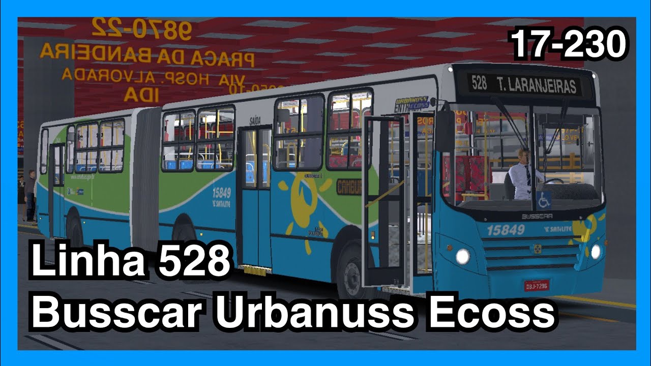 [PBS2] Gameplay 528 Shop. Vitória x T. Laranjeiras (ida) Busscar Urbanuss Ecoss articulado