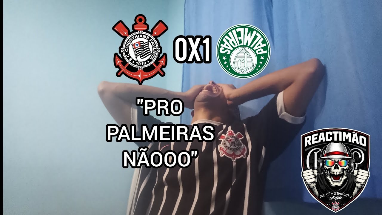 🎙️ REACTIMÃO: CORINTHIANS 0X1 PALMEIRAS - PAULISTÃO 2026 - PERDERMOS POR PURA INCOMPETÊNCIA! 🤬🖤🤍