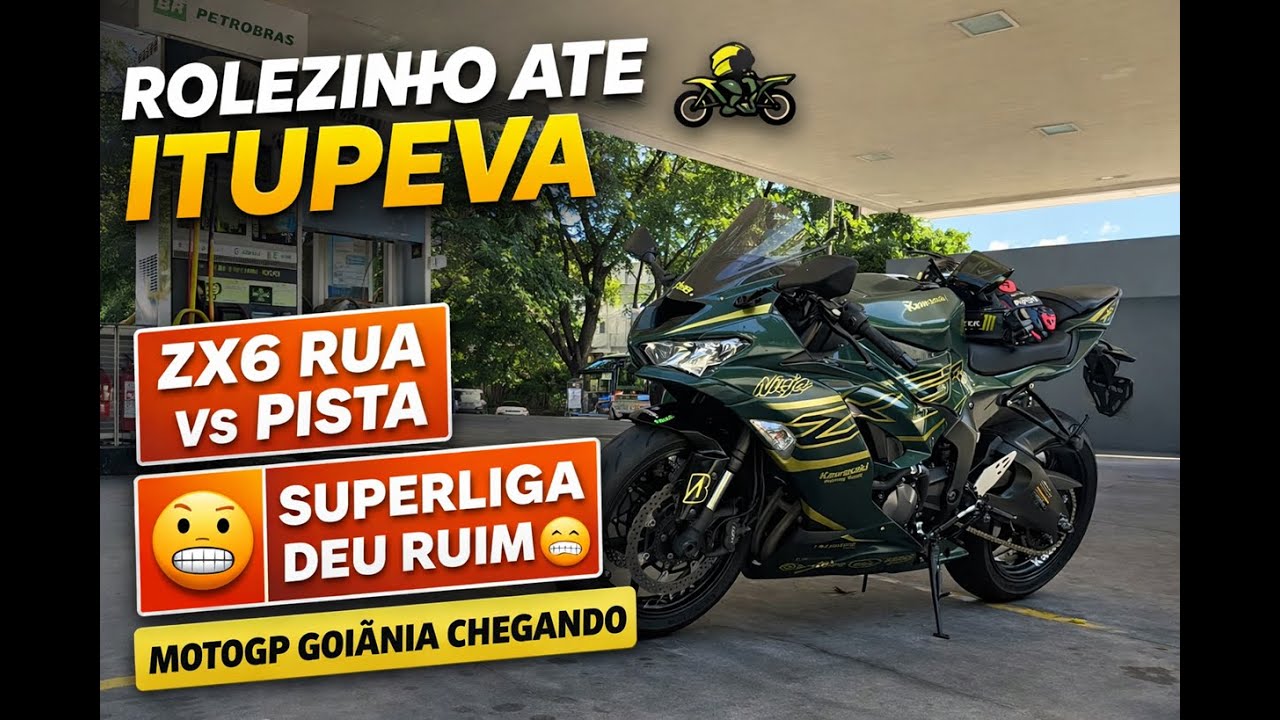Rolezinho até Itupeva 🏍️ | Resenha, ZX6 rua vs pista, MotoGP Goiânia e Superliga