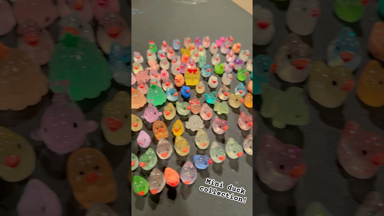 Mini duck collection!!! #fyp #miniduck #fyp #fun #ducks