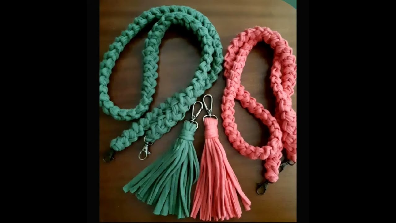 اسهل طريقه لعمل يد شنطه/حبل/عقد/حزام/اكسسوار بطريقه سهله جدا للمبتدئين /كروشيه حبيبه