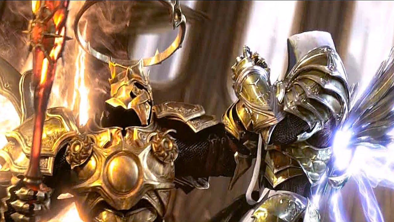 DIABLO 3 Tyrael Vs Imperius Cinematic Battle 4K