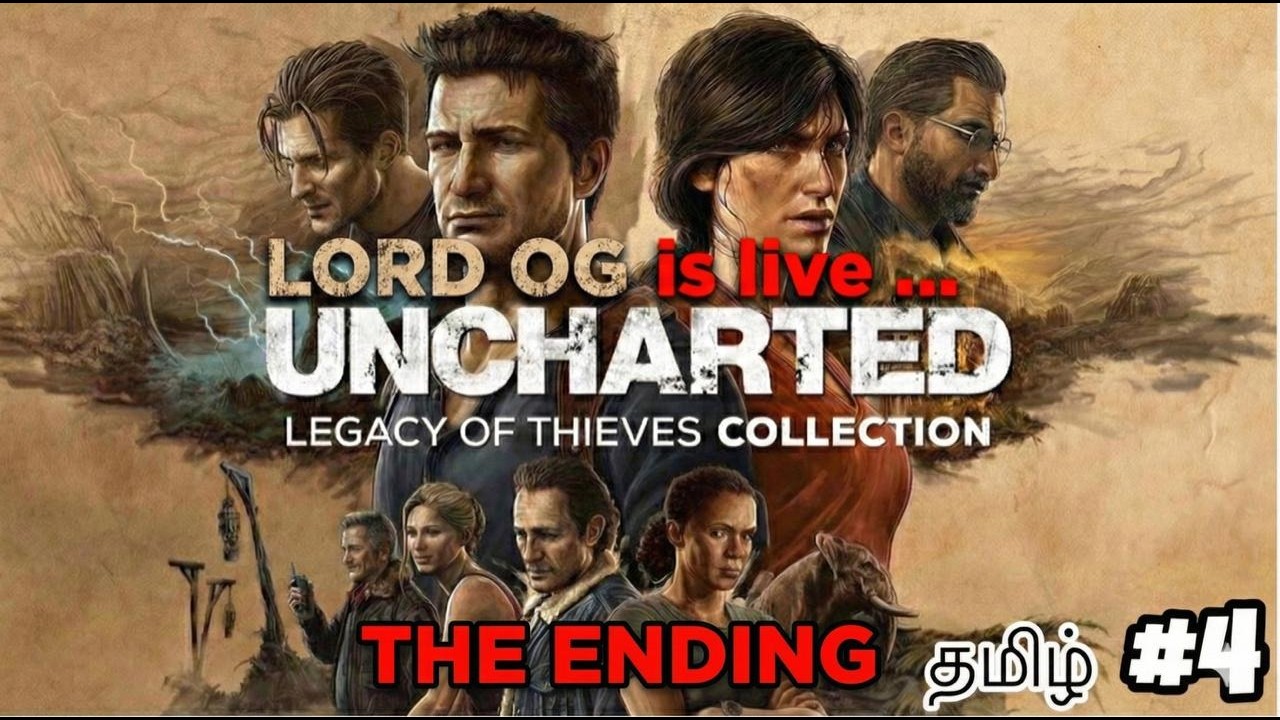 UNCHARTED 4💰PART 4 ENDING| A Thief’s End |FACECAM|LORD OG LIVE|#pcgames #trending #LORDOG