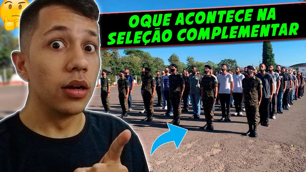 O QUE ACONTECE NA SELECAO COMPLEMENTAR 2022