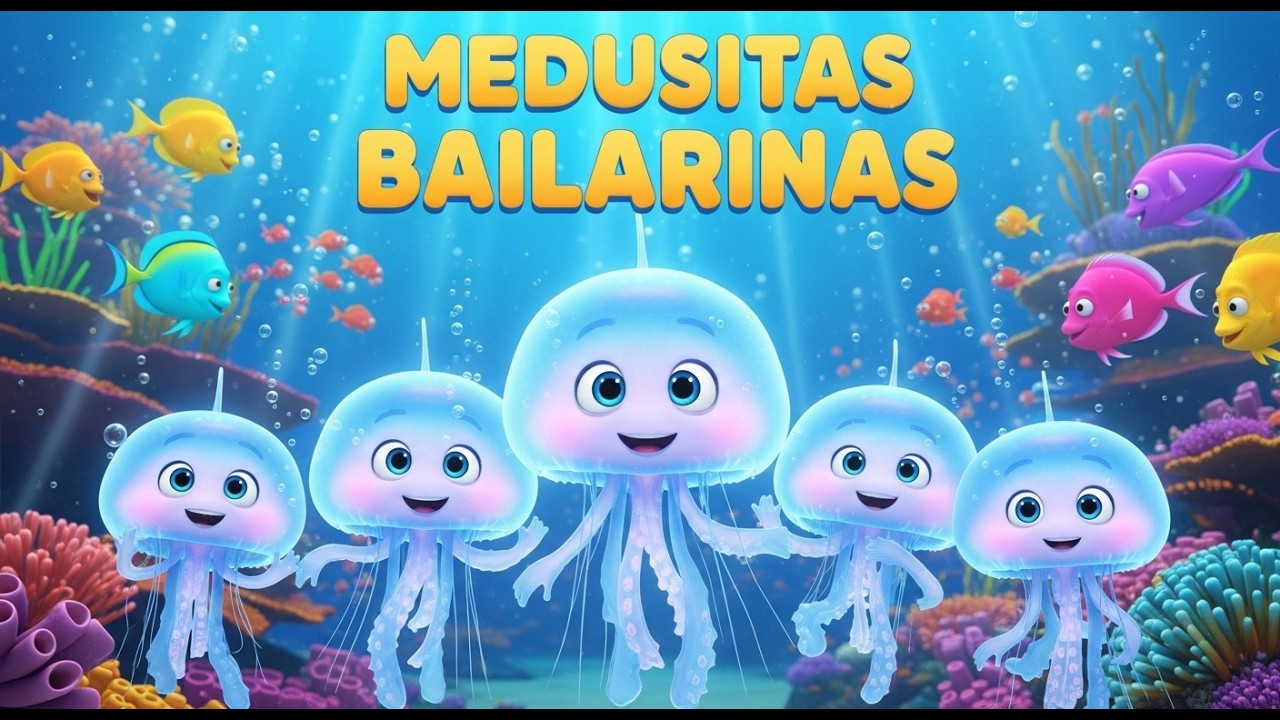 MEDUSITAS BAILARINAS, Canción Infantil para Bailar, Moverse y Aprender