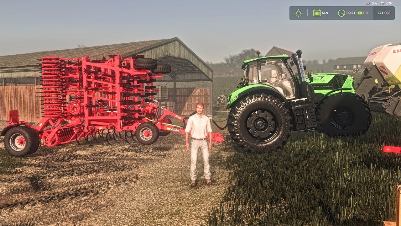 Fs25 Ep.9 Fourrage, préparation, semi, fertilisation des champs