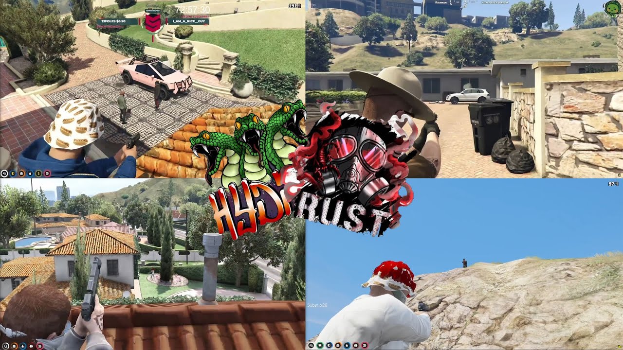 HYDRA VS RUST | RUST SMOKE HYDRA AND PD AFTER HYDRA FAIL TO SAVE BENZ FROM A BLOOD OUT! | NoPixel WL