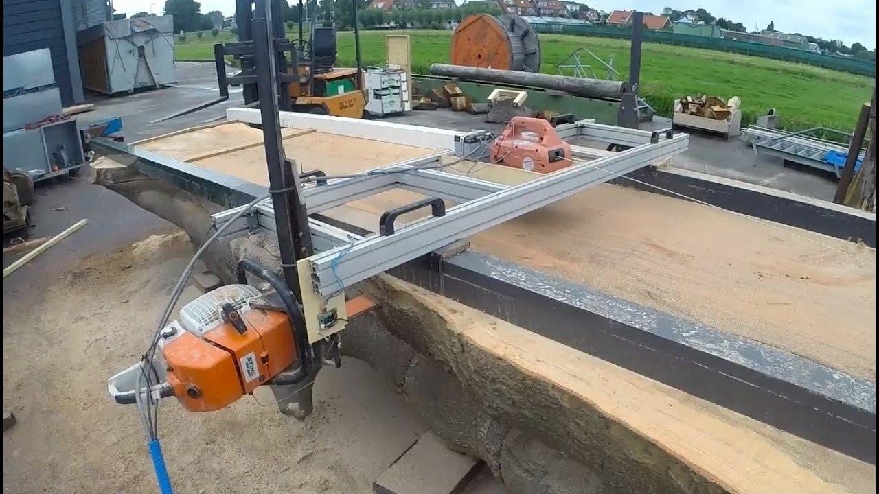 BIG BEECH chainsaw milling