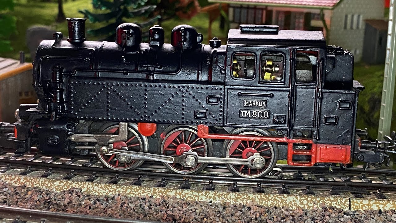 Märklin Dampflok TM 800 im Härtetest - Märklin M-Gleis Anlage