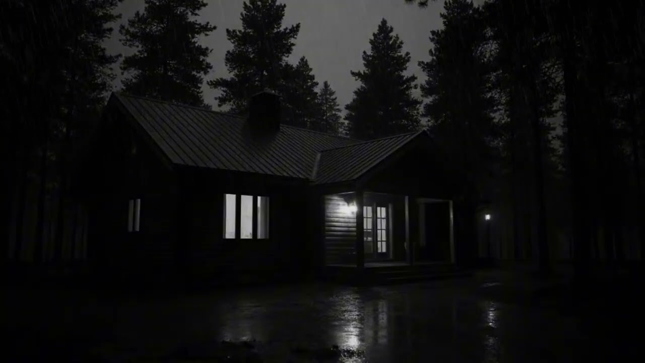 Distant Thunder Rolling Through the Night | Rain Sleep Sounds