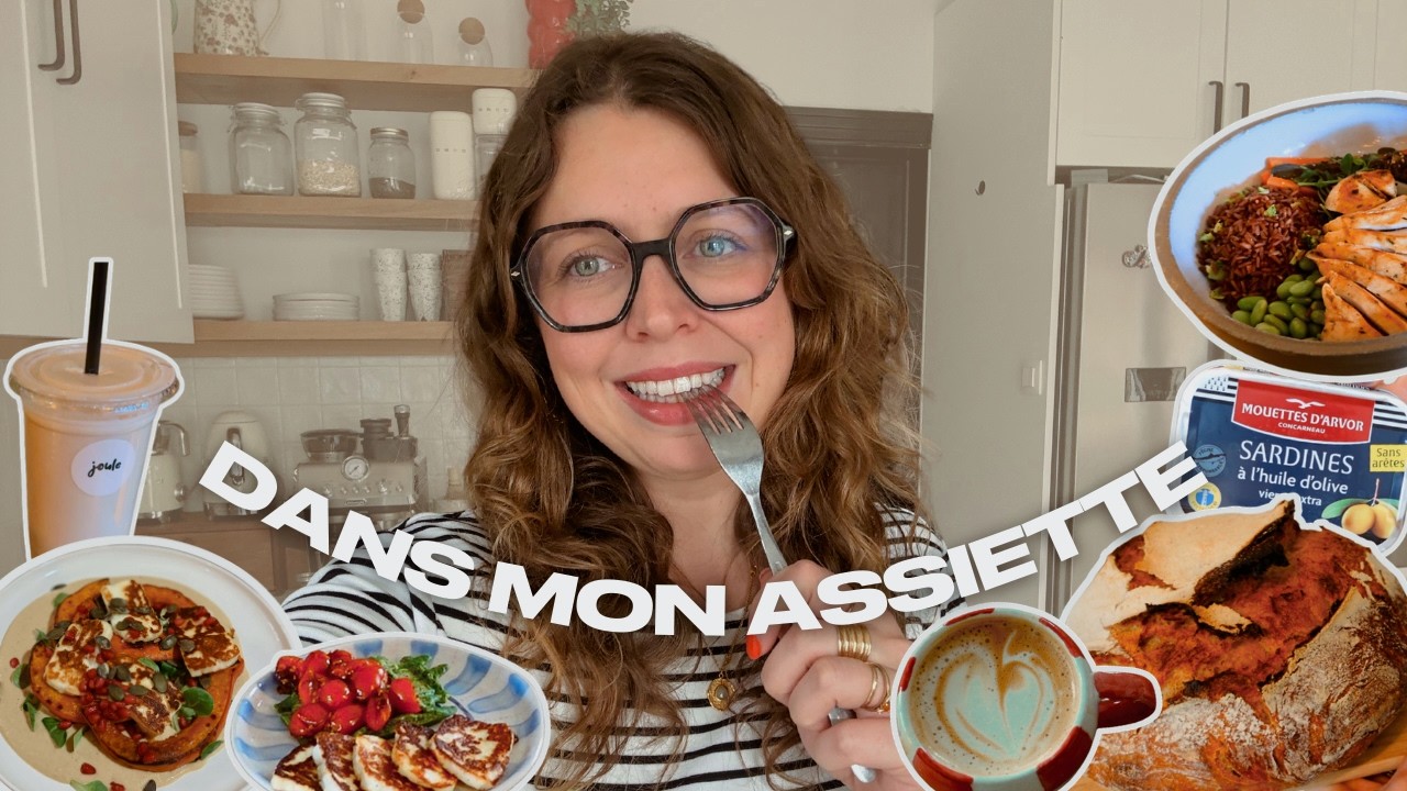 Une semaine dans mon assiette⎮cycle syncing, repas spontanés & écoute de soi ✨