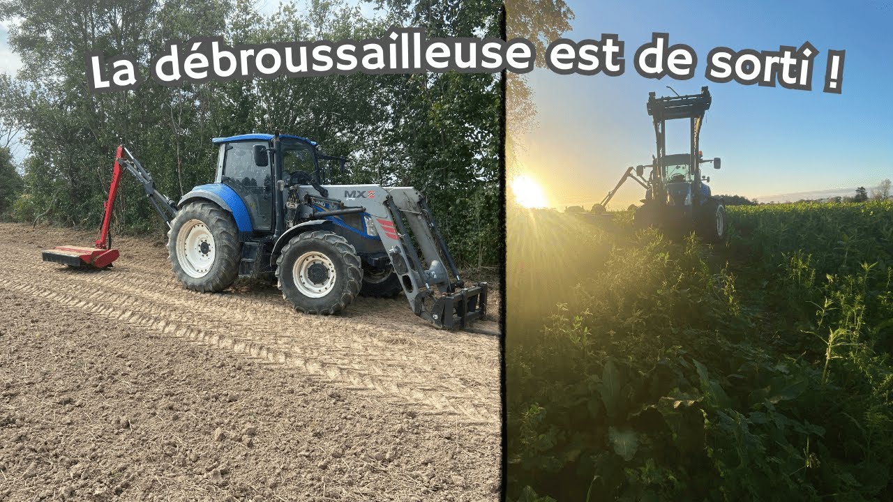 UN PEU DE DEBROUISSAILLAGE A LA FERME !